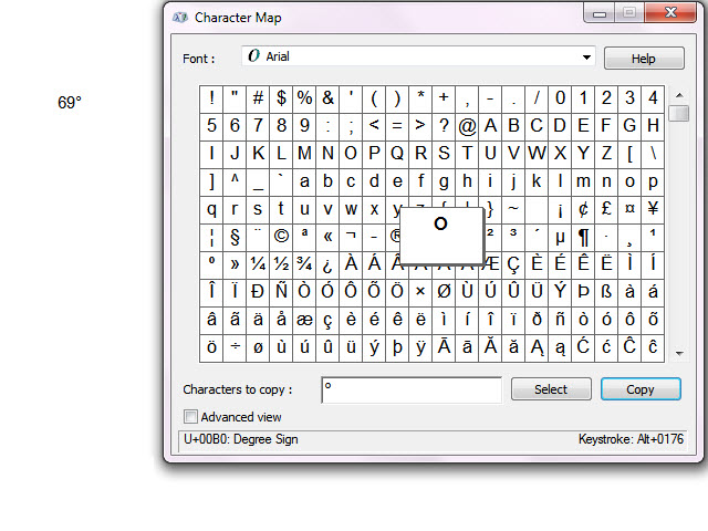 Keyboard Shortcut For Degree Symbol Mac Nameindo